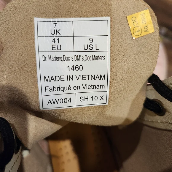 Doc Martens floral combat boot - Picture 6 of 7